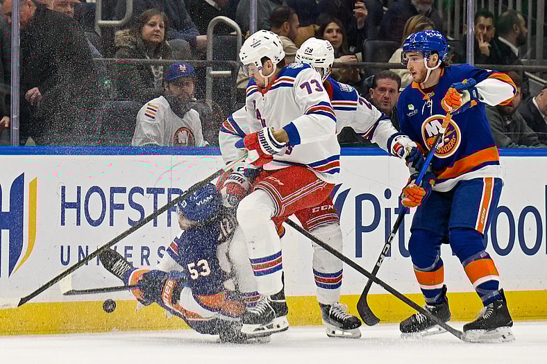 NHL: New York Rangers at New York Islanders