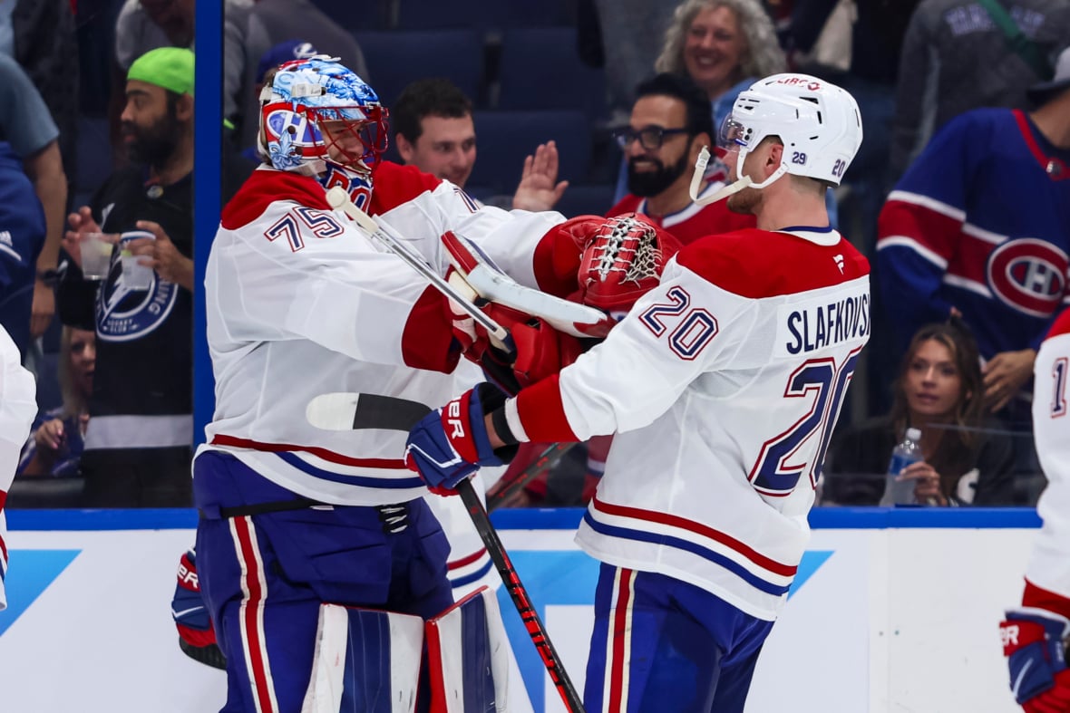 Slafkovsky’s OT goal caps hat trick, lifts Canadiens over Lightning 4-3: Takeaways