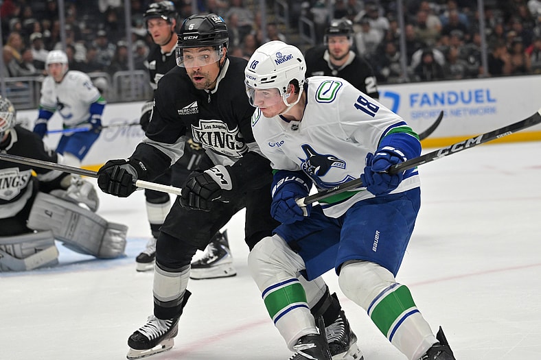 NHL: Vancouver Canucks at Los Angeles Kings