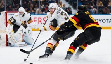 Golden Knights Roll Past Canucks 2-1 For Fourth Straight Win