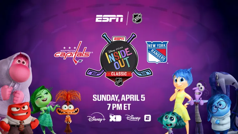 Where to watch NHL 'Inside Out Classic' alt-cast: Live stream, channel, time for Rangers vs. Caps animated broadcast image