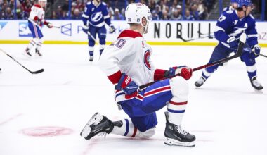 NHL Capsules: Canadiens’ Slafkovsky scores 3, including in OT, to top Lightning