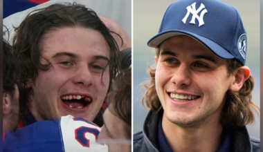 Olympic hero Jack Hughes sports new teeth after taking hockey stick to mouth in gold medal final