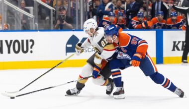 Oilers fall to Golden Knights in key divisional clash