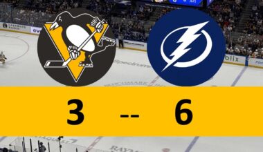 Penguins Boat Raced in Tampa; Playoff Cushion Slips