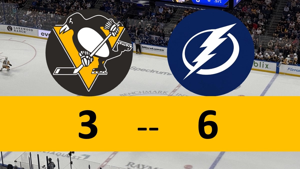 Penguins Boat Raced in Tampa; Playoff Cushion Slips