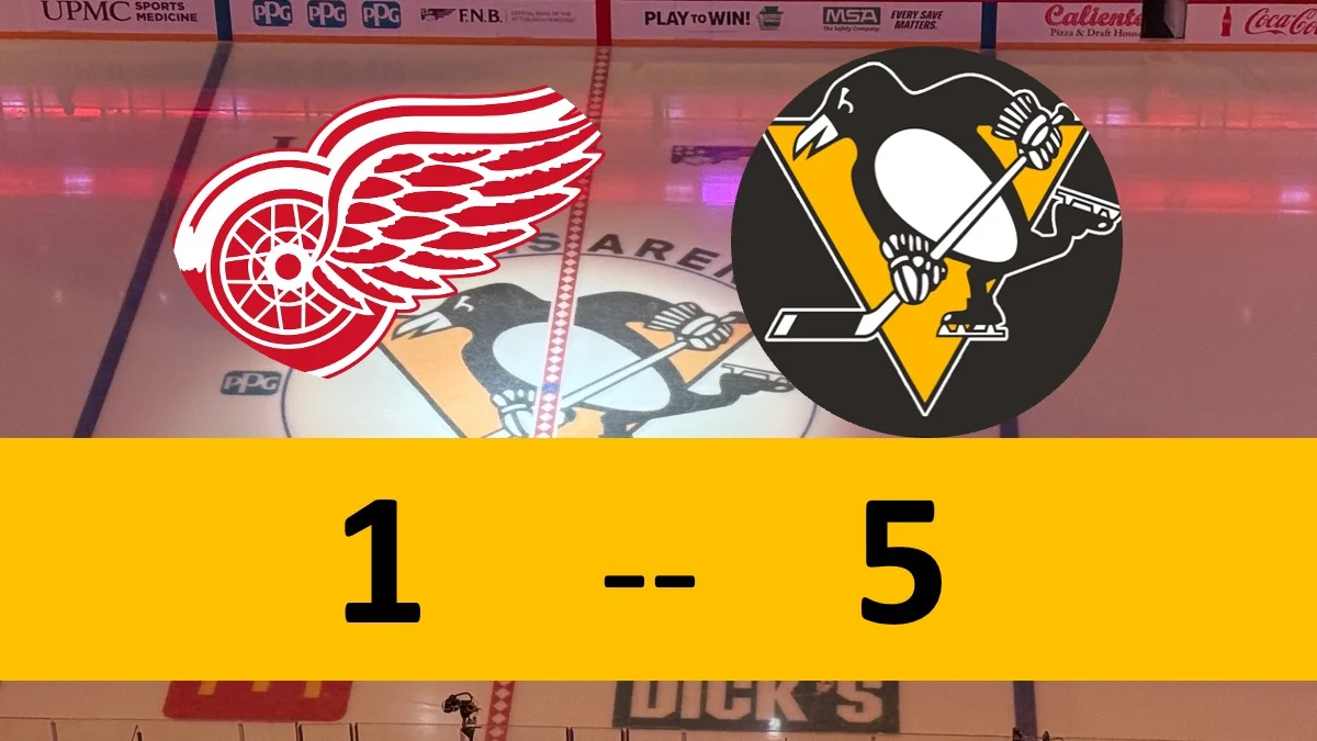 Penguins Pound Detroit, March Toward Playoff Berth; Perfect Scoreboard Scenario