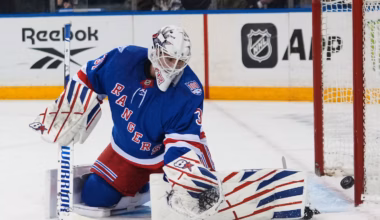 Shesterkin, Markstrom have rare goalie fight at Madison Square Garden