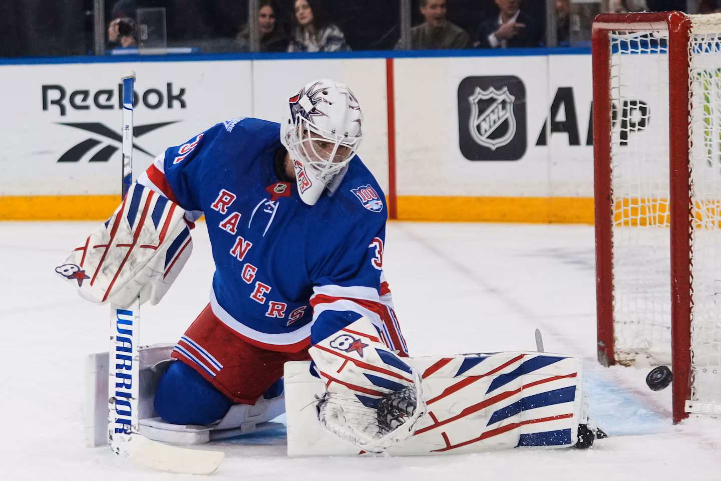 Shesterkin, Markstrom have rare goalie fight at Madison Square Garden