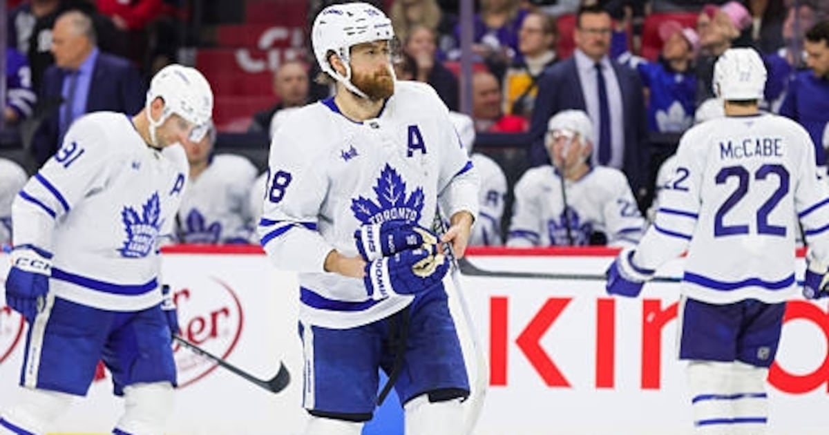 Leafs share frustrations over disappointing season after 3-1 loss in Ottawa