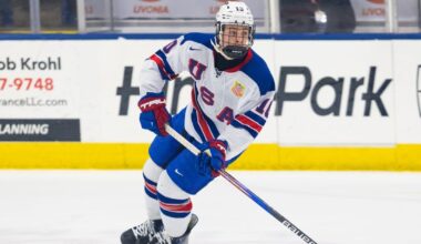 Boston Bruins sign top draft pick James Hagens to three-year entry-level contract