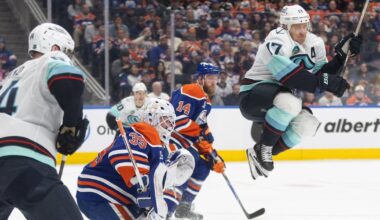 Oilers' Ingram makes his presence felt with birthday shutout against Kraken