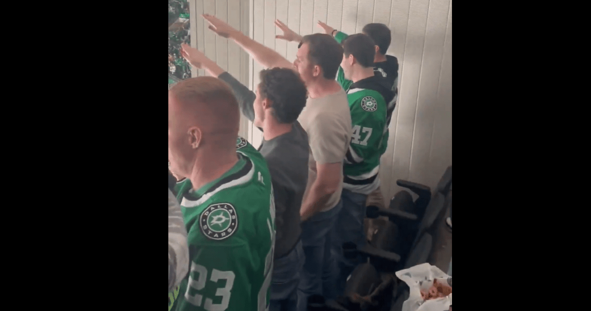 Group of Dallas Stars fans being investigated for making Nazi salutes