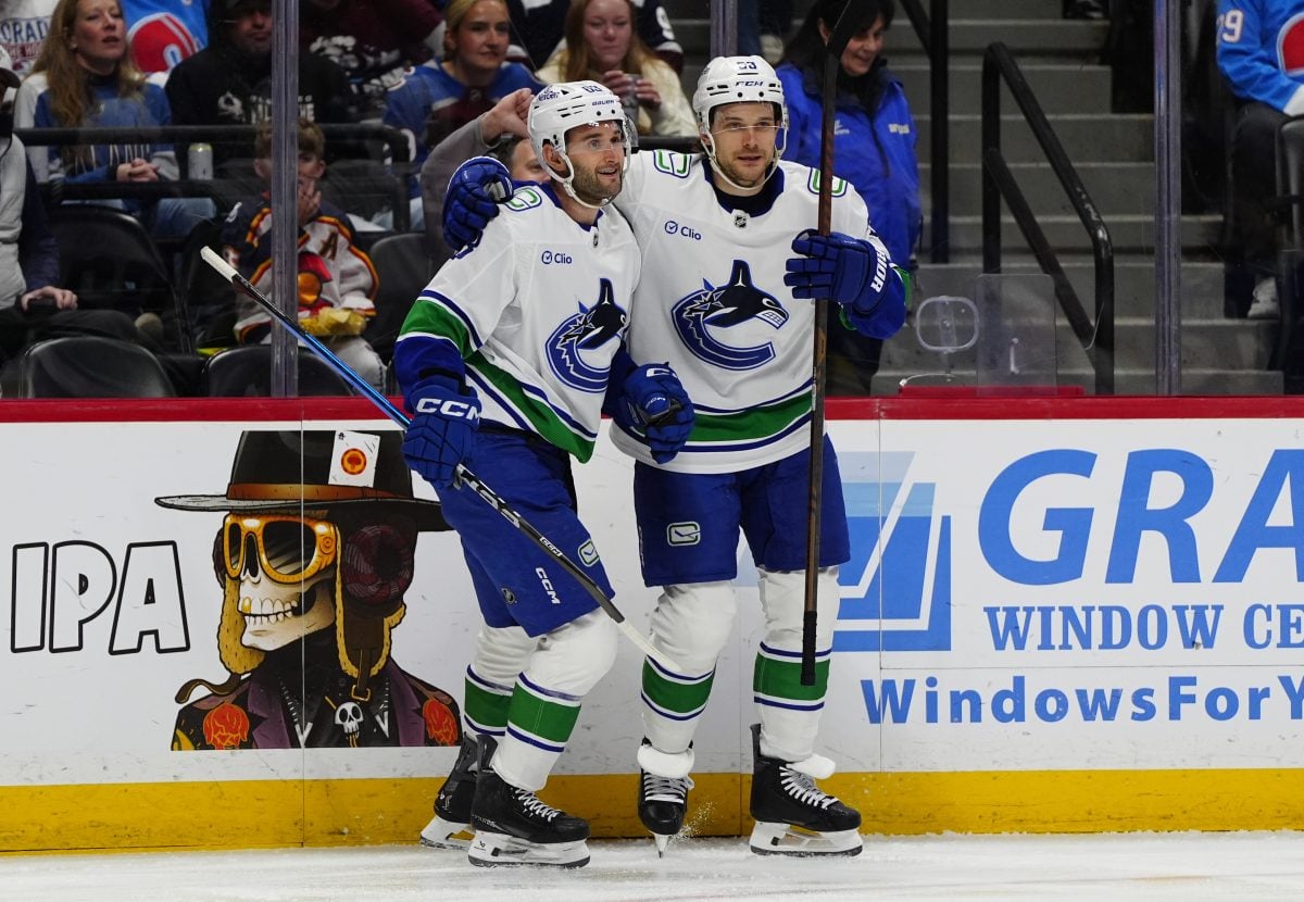 Teddy Blueger Max Sasson Vancouver Canucks