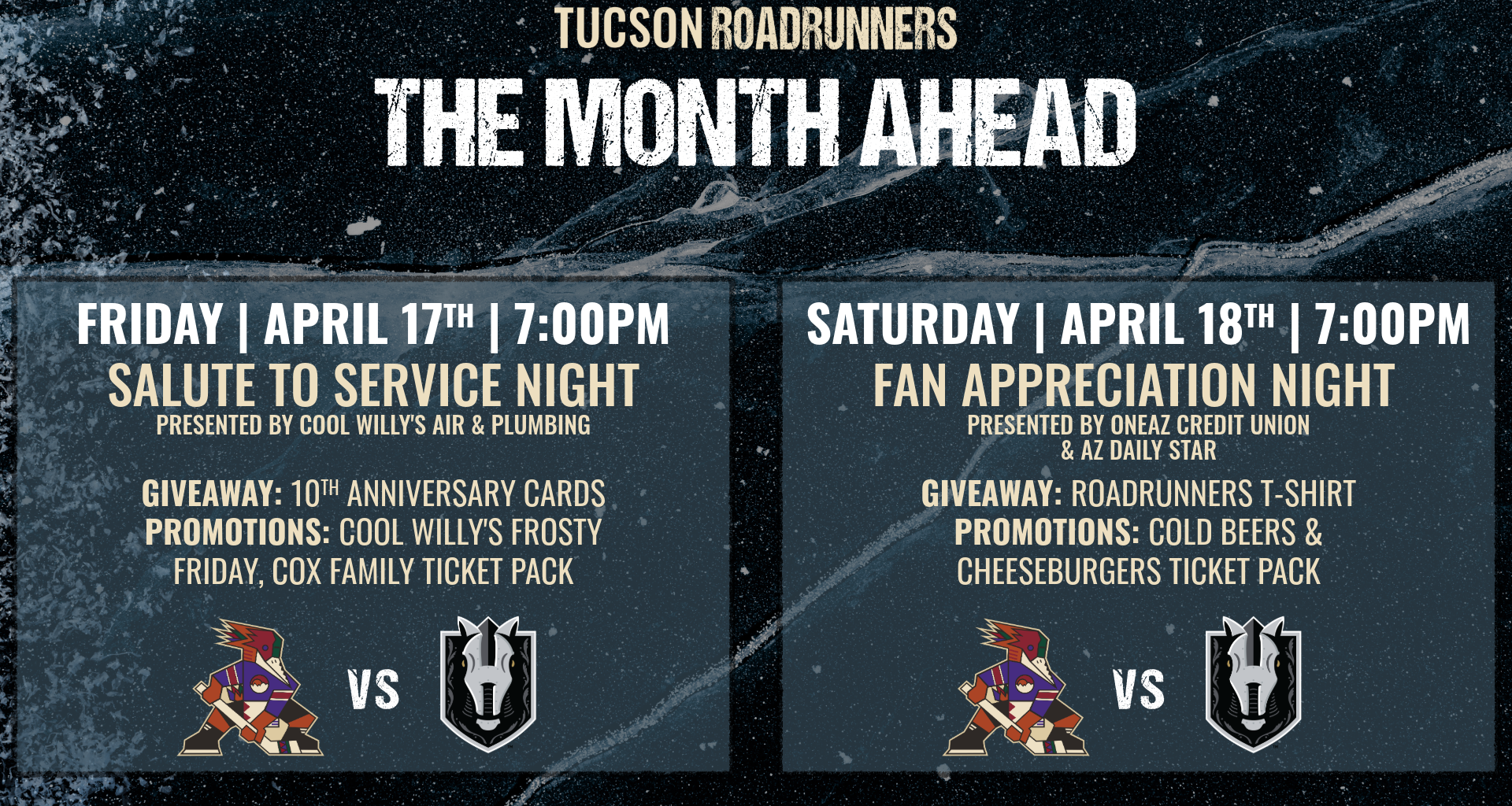 Tucson Roadrunners Hockey