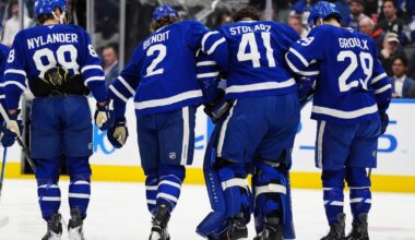 Maple Leafs’ Stolarz suffers lower-body injury; Carlo (LBI), Joshua (UBI) also hurt vs. Capitals