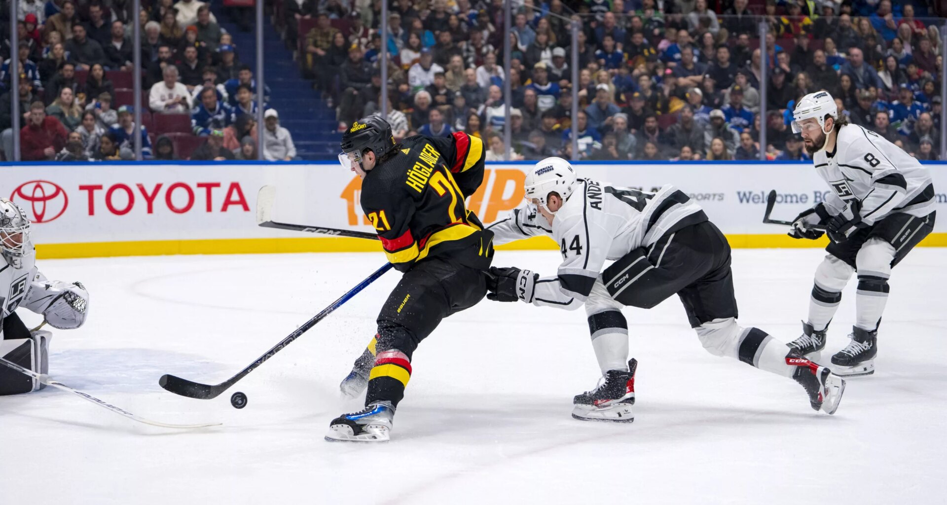 Vancouver Begins California Trip Against Desperate Kings Team