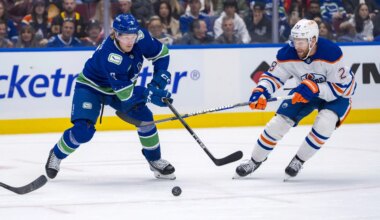 Canucks Play Desperate Oilers Seeking Home Ice in the Playoffs