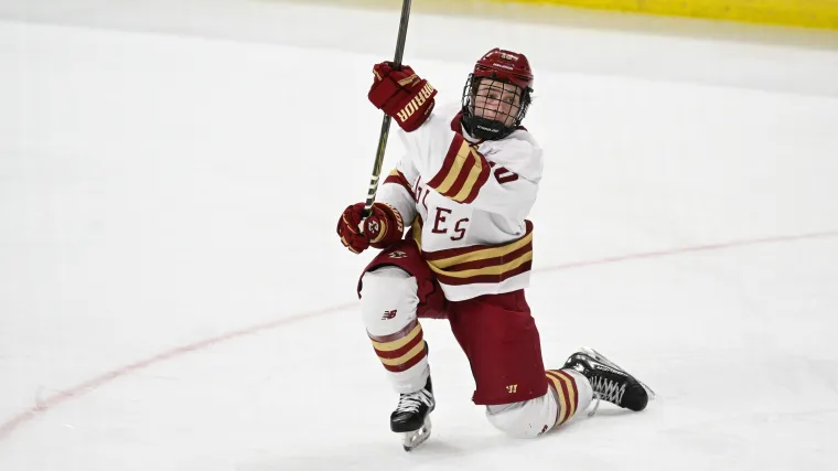 Why James Hagens Isn't In Bruins Lineup vs. Lightning image