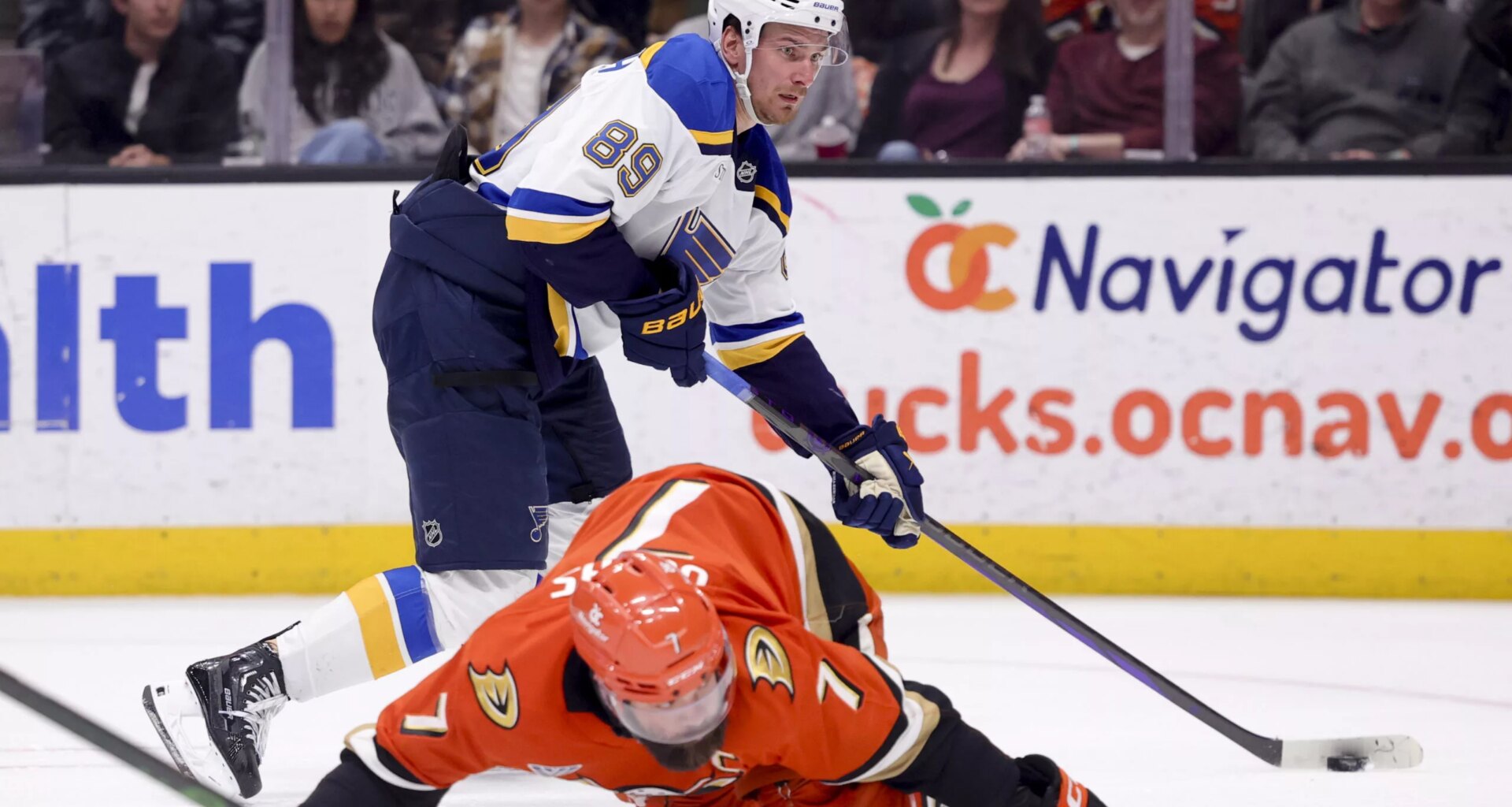 Ducks Looking for Points Against the Blues in Friday Night Action