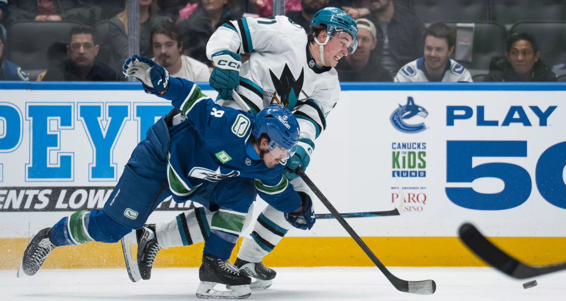 Canucks Face Sherwood and Sharks In Saturday Night Matchup