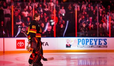 Tolopilo makes third straight start for Canucks vs. Golden Knights