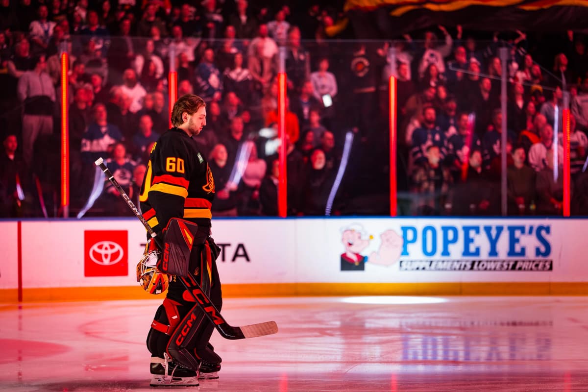 Tolopilo makes third straight start for Canucks vs. Golden Knights