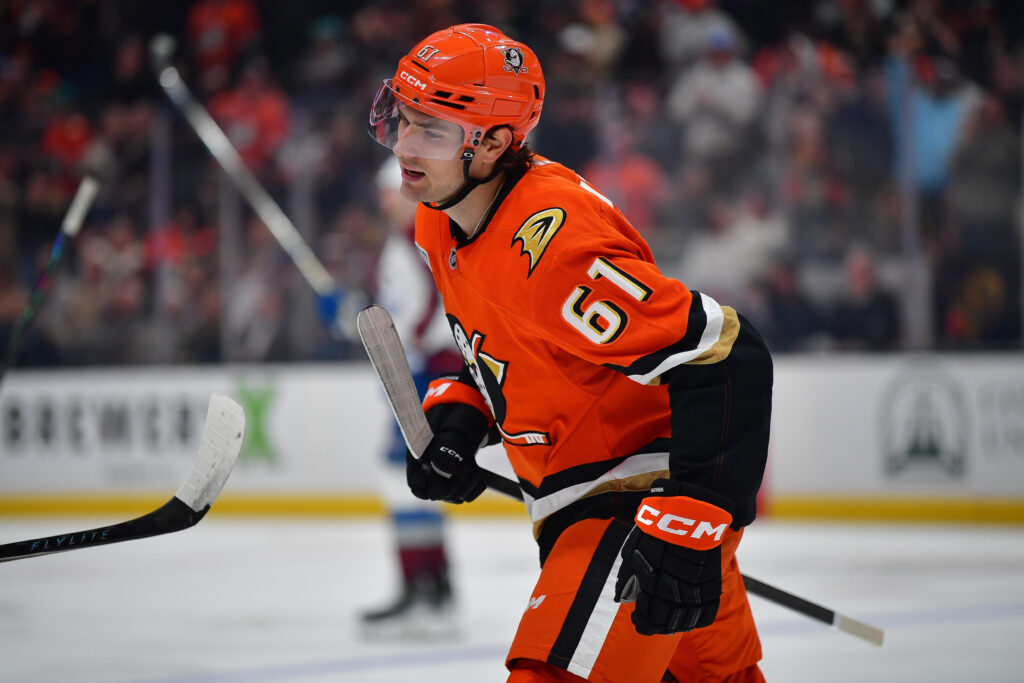 Ducks' Cutter Gauthier Suffers Upper-Body Injury