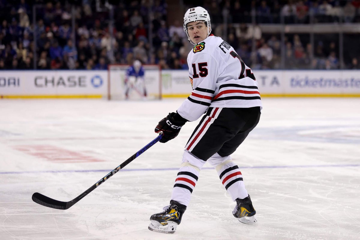 Blackhawks’ Connor Bedard, Anton Frondell, Frank Nazar could pack a 1-2-3 center punch