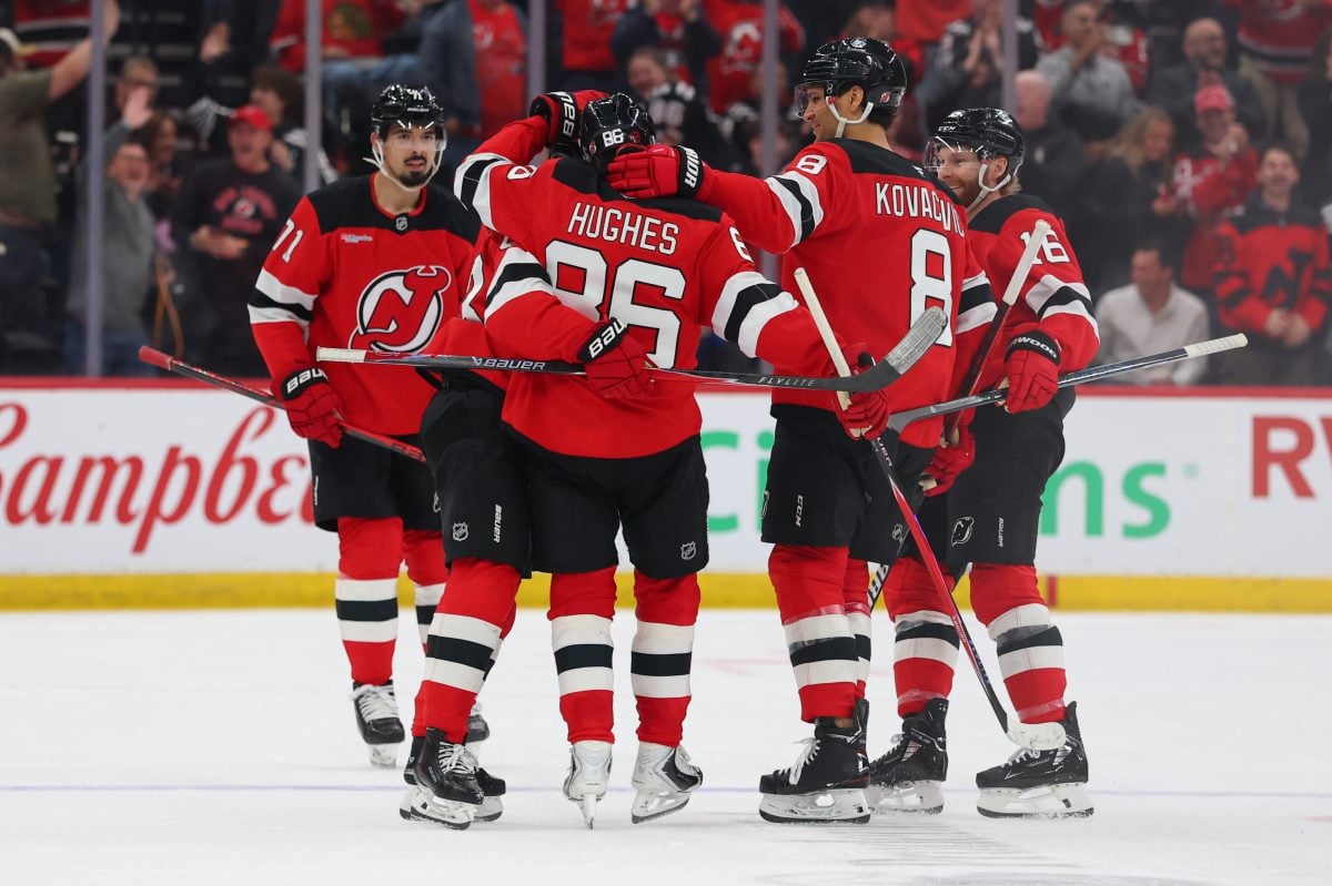 New Jersey Devils Celebrate