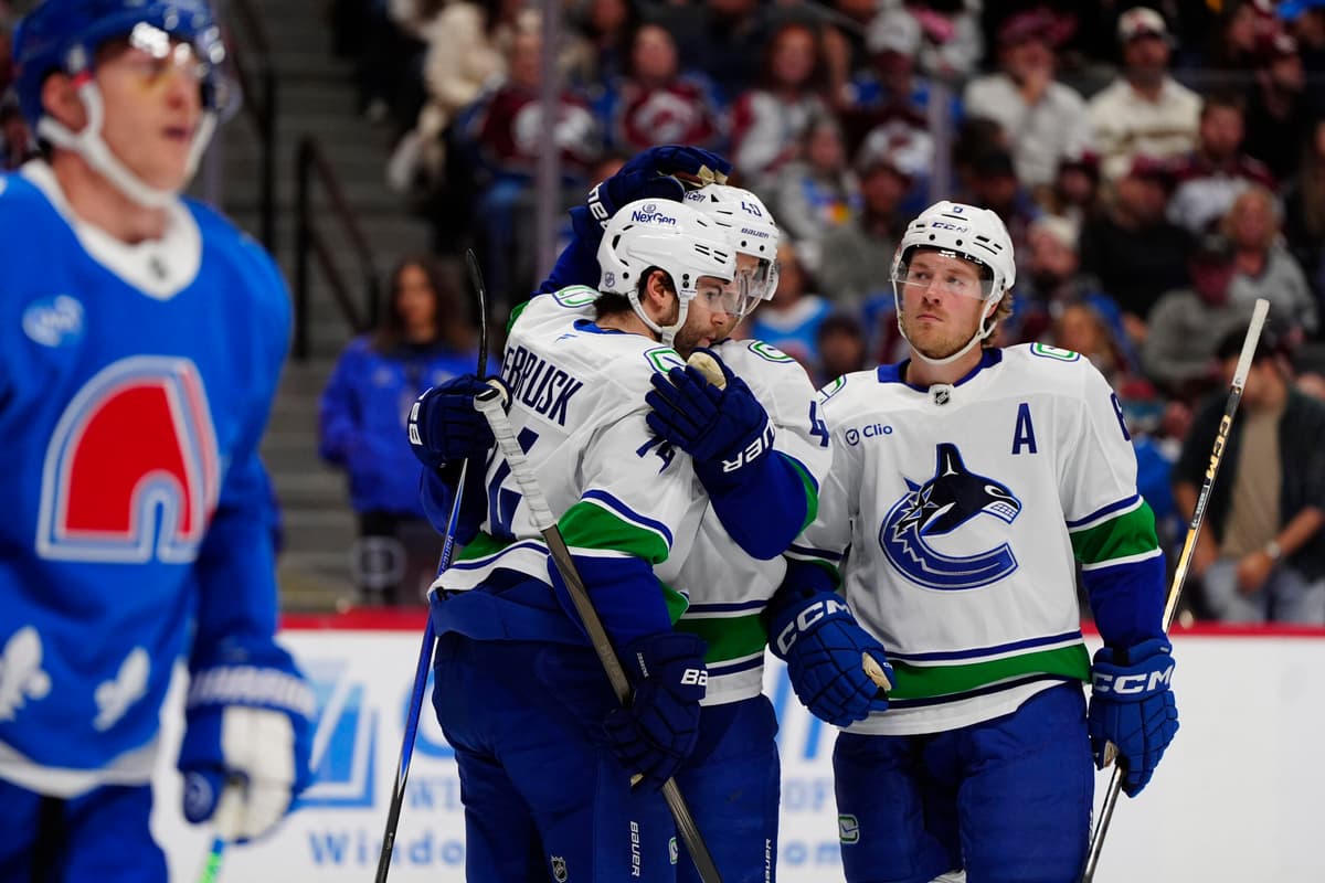Canucks punch the Avalanche in the mouth with an 8-6 road victory