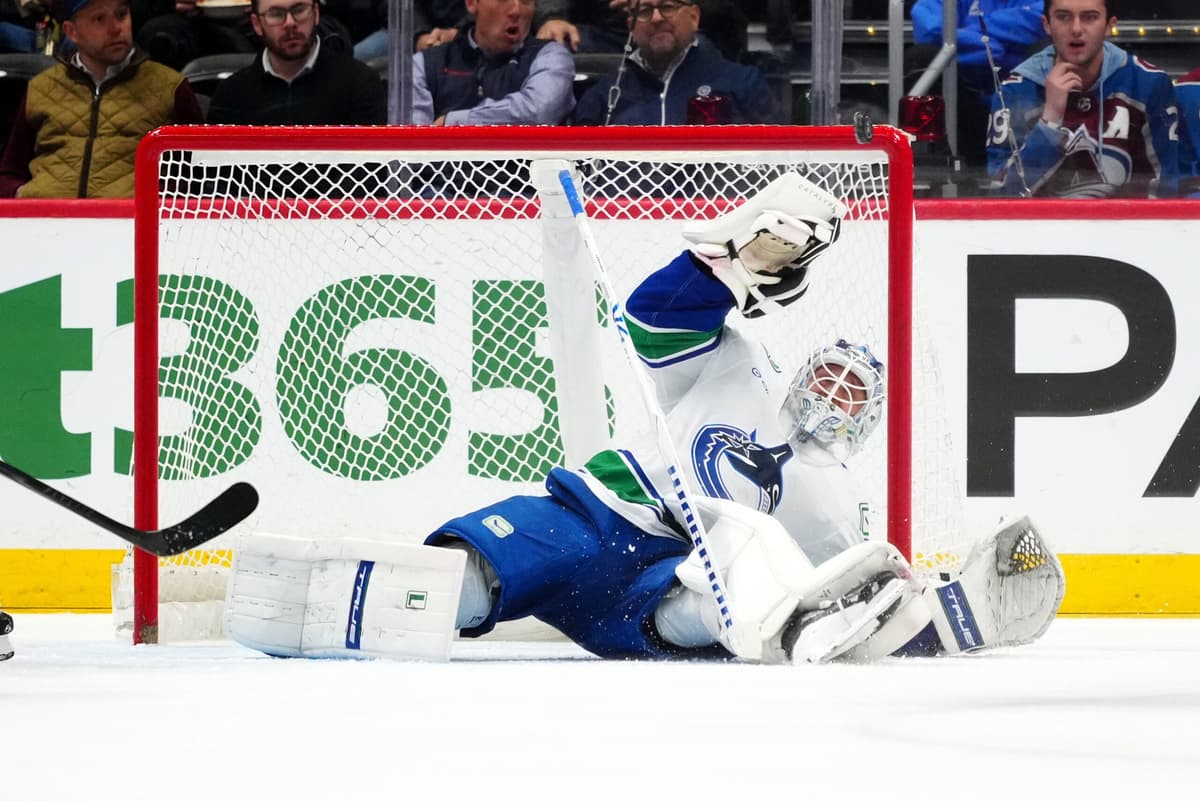 Canucks’ Kevin Lankinen out day-to-day with upper-body injury