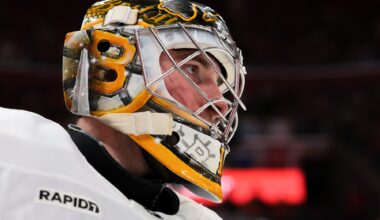 Swayman improvement noted by Cam Neely - 98.5 The Sports Hub