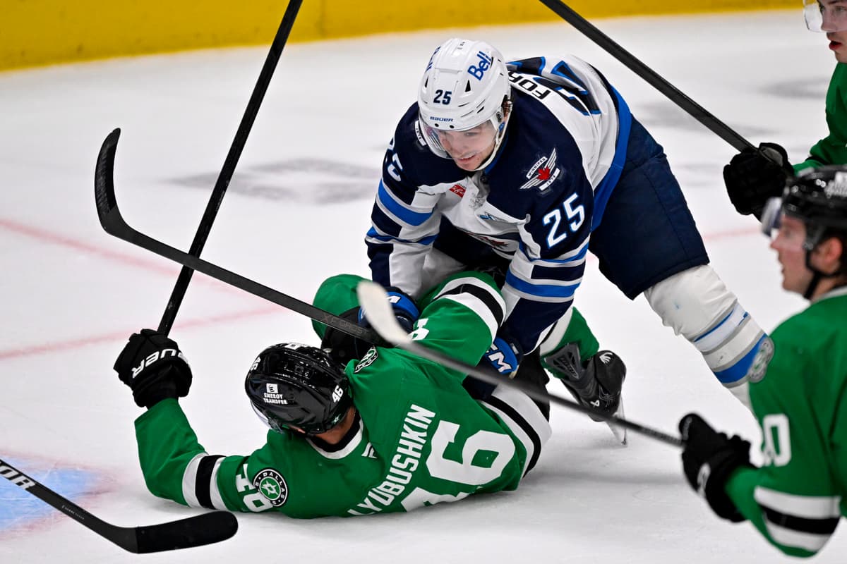 Winnipeg Jets loan Parker Ford back to Manitoba Moose