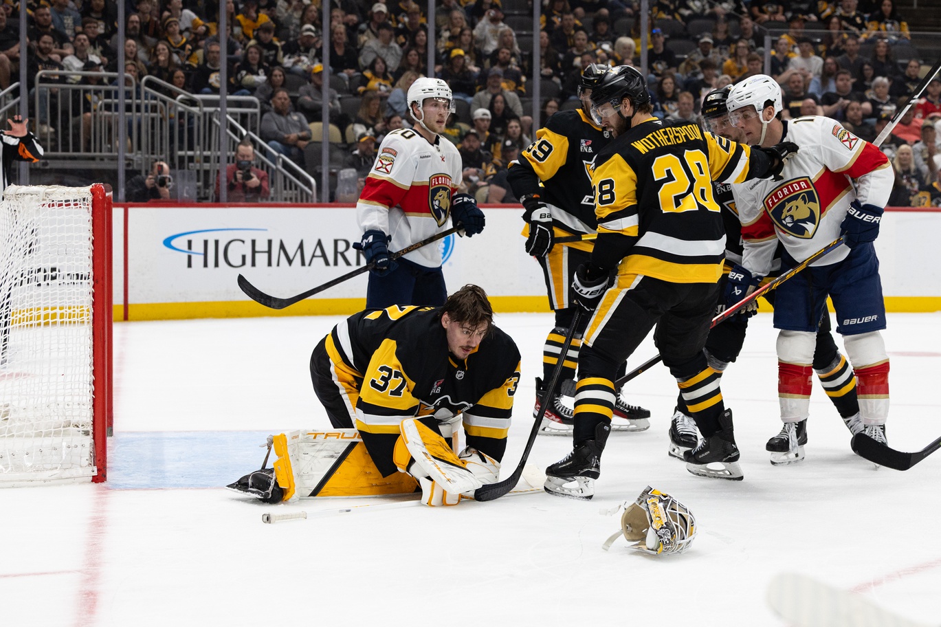 Panthers handed an “e” after getting crushed 9-4 by Penguins