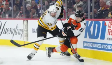 Bruins Pleased To Get 'Huge Point' Against Flyers As Playoffs Loom image