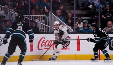 Blackhawks drop spirited battle to Sharks in a potential preview of the next 10 years