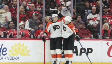 NHL: Philadelphia Flyers at New Jersey Devils