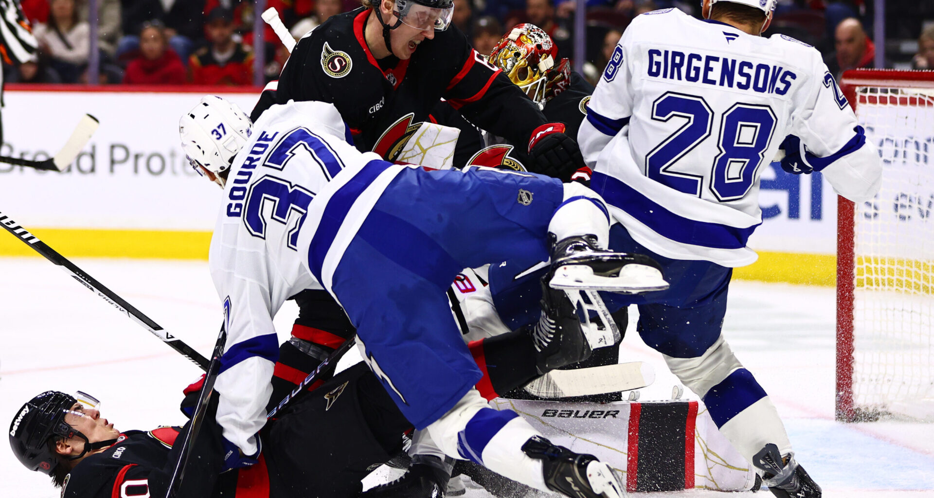 A depleted Lightning team lose steam in third, game to Senators, 6-2