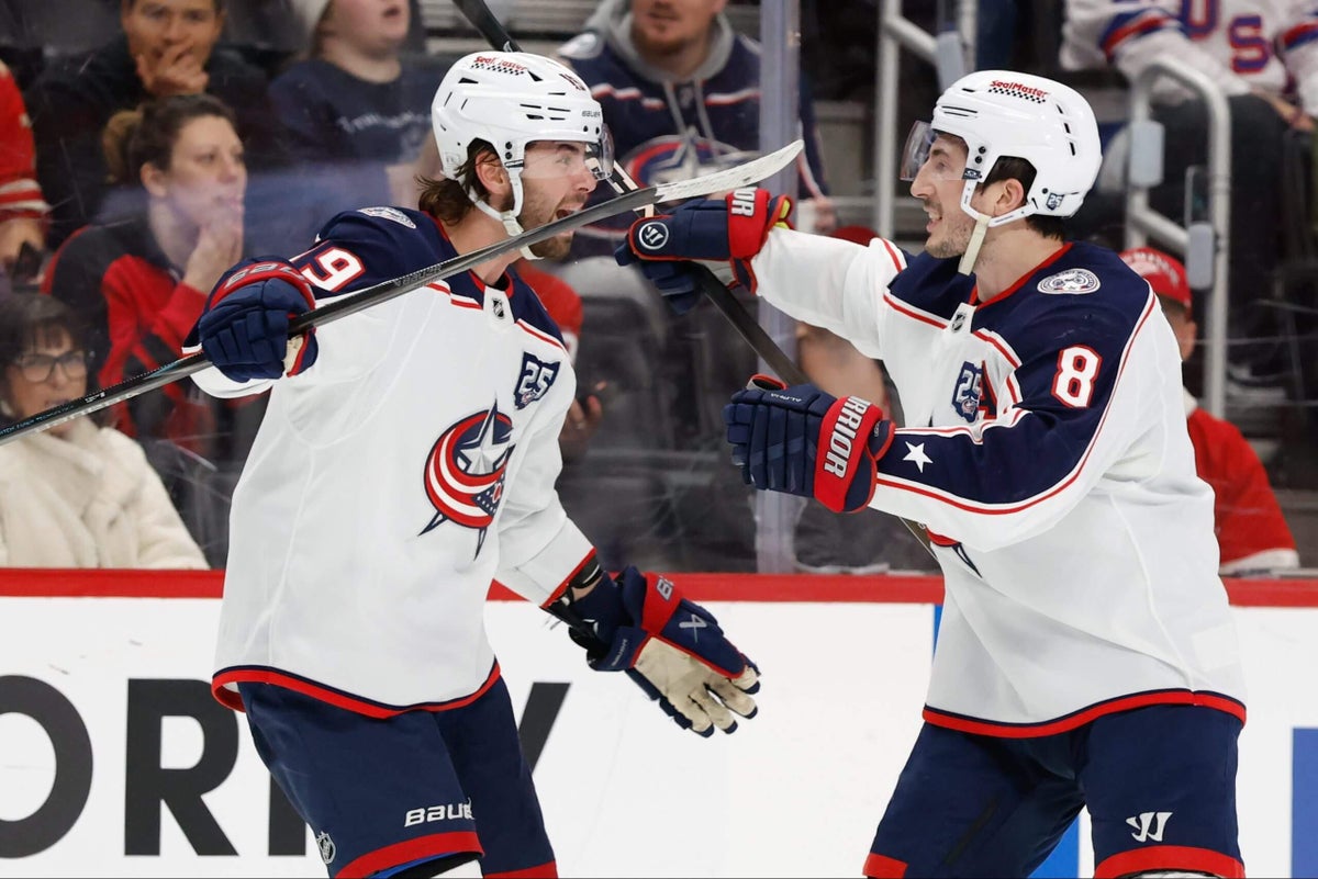 Zach Werenski, on a busted boot, keeps Blue Jackets’ season alive