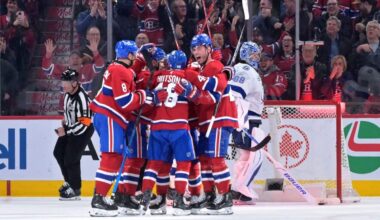 On a night of individual milestones, the Canadiens hit more important team marker