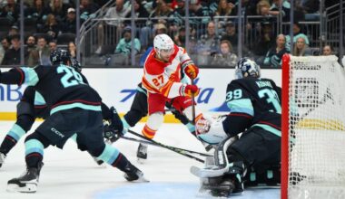 Flames devoured by Kraken in final road game of 2025-26