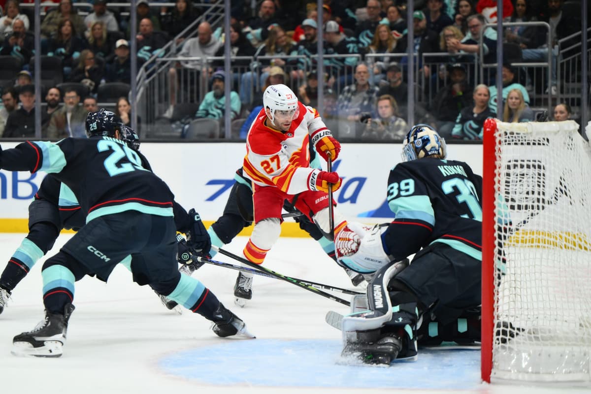 Flames devoured by Kraken in final road game of 2025-26