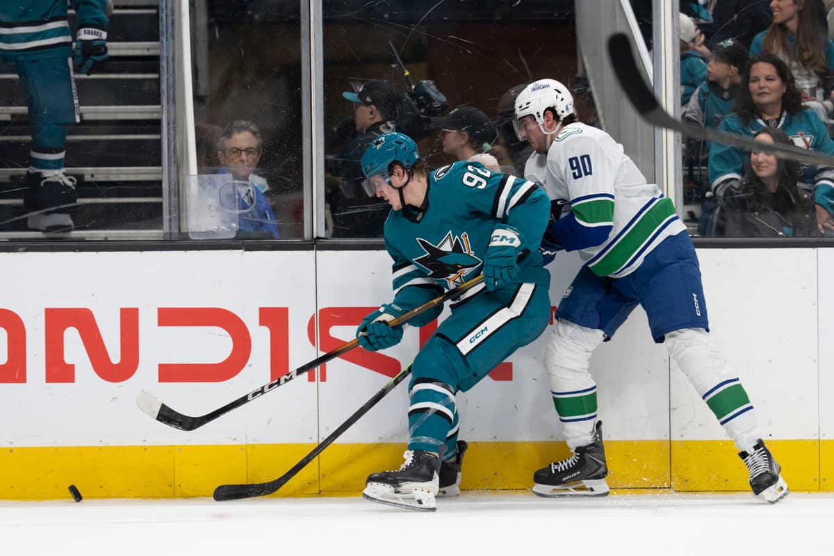Pettersson-Mancini pairing combine for big night in Canucks’ shootout win over Sharks