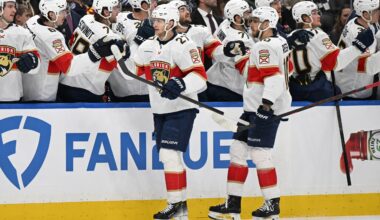 Panthers close trip with 6-2 win over Maple Leafs