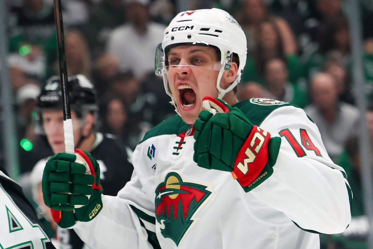 Joel Eriksson Ek reminds the Stars that they aren’t facing the 2023 Wild