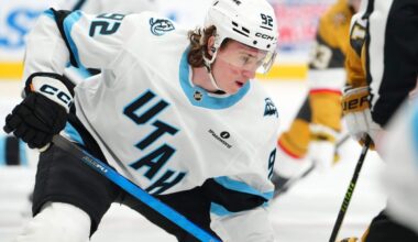 Logan Cooley is shining for the Mammoth in his playoff debut: ‘It’s what you dream of’