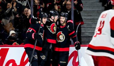 Brady Tkachuk scores twice, Ottawa Senators help playoff chances by beating Carolina Hurricanes