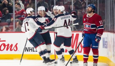Coyle scores twice, Blue Jackets stay in playoff hunt with win over Canadiens
