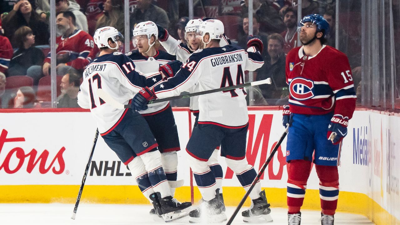 Coyle scores twice, Blue Jackets stay in playoff hunt with win over Canadiens